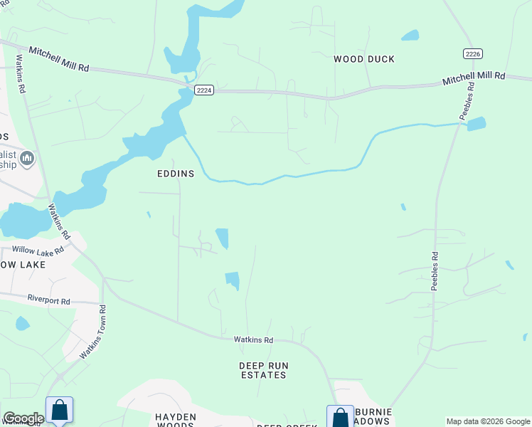 map of restaurants, bars, coffee shops, grocery stores, and more near 3126 Emmitt Pond Road in Raleigh