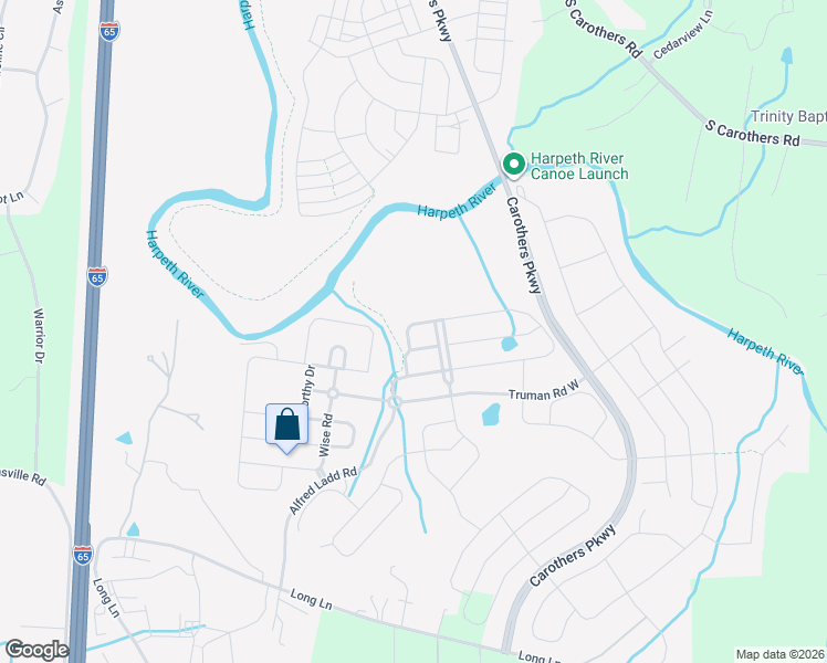 map of restaurants, bars, coffee shops, grocery stores, and more near 531 Avon River Road in Franklin