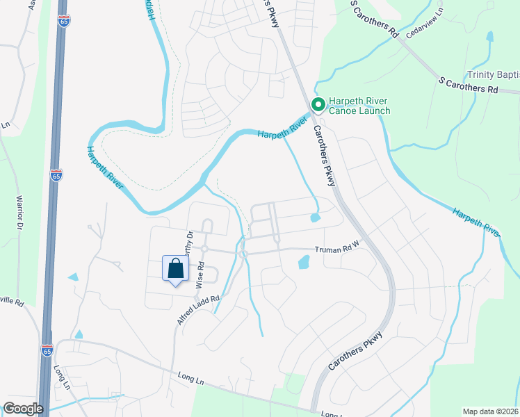 map of restaurants, bars, coffee shops, grocery stores, and more near 531 Avon River Road in Franklin