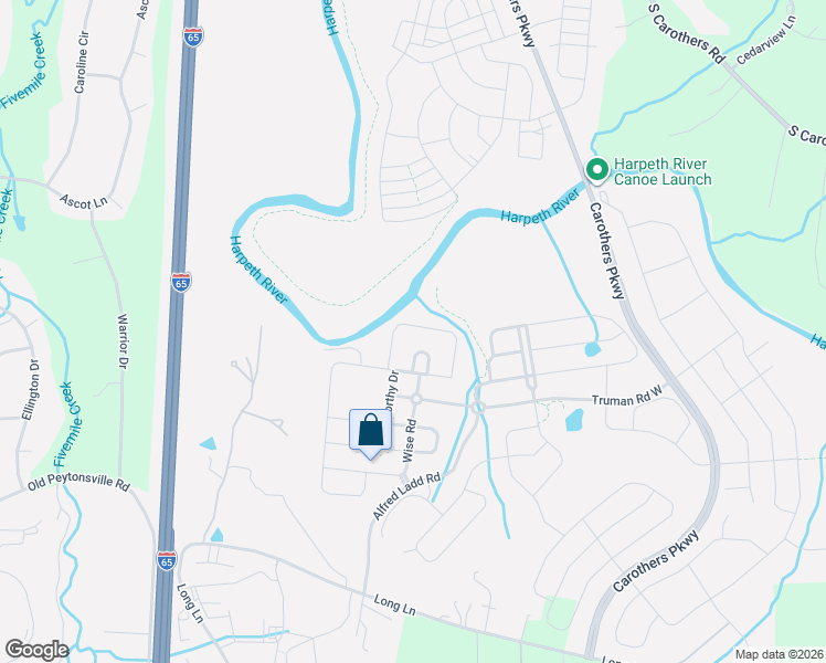 map of restaurants, bars, coffee shops, grocery stores, and more near 206 Rich Circle in Franklin