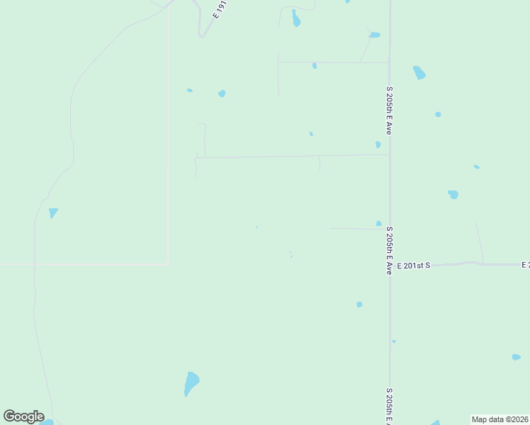 map of restaurants, bars, coffee shops, grocery stores, and more near 19664 East 197th Street South in Haskell