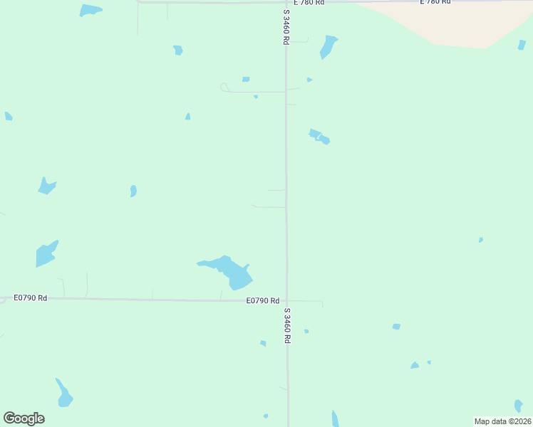map of restaurants, bars, coffee shops, grocery stores, and more near 780631 North 3460 Road in Agra
