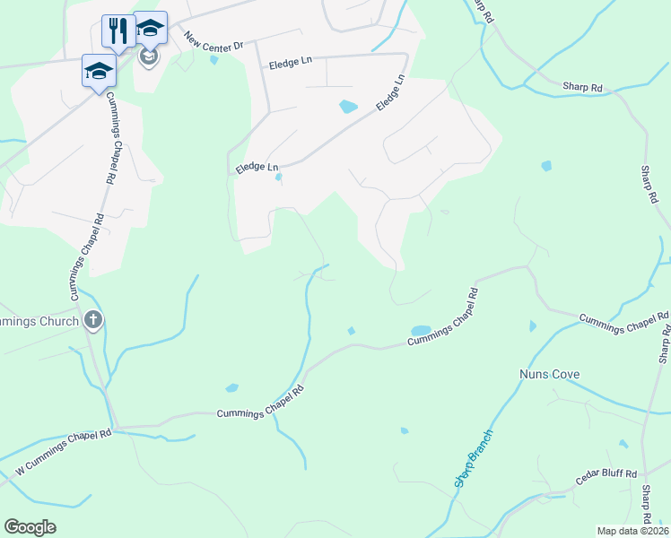 map of restaurants, bars, coffee shops, grocery stores, and more near 736 Smoky Mountain View Drive in Sevierville