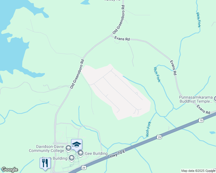 map of restaurants, bars, coffee shops, grocery stores, and more near 182 Walker Boulevard in Thomasville