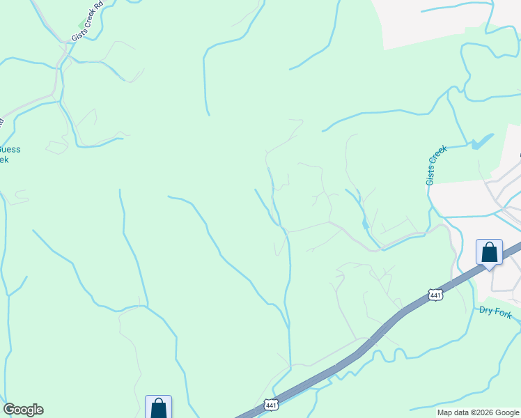 map of restaurants, bars, coffee shops, grocery stores, and more near 382 Bob Hollow Road in Sevierville