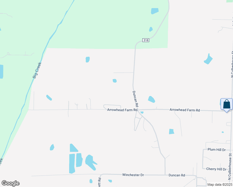 map of restaurants, bars, coffee shops, grocery stores, and more near 2517 Arrowhead Farm Road 46 in Jonesboro