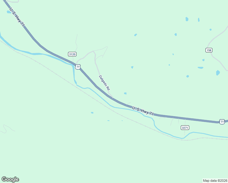 map of restaurants, bars, coffee shops, grocery stores, and more near 15856 Delgado Road in West Fork