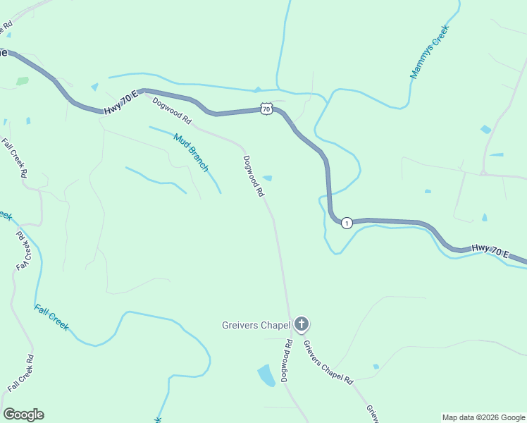 map of restaurants, bars, coffee shops, grocery stores, and more near 602 Dogwood Road in Rockwood