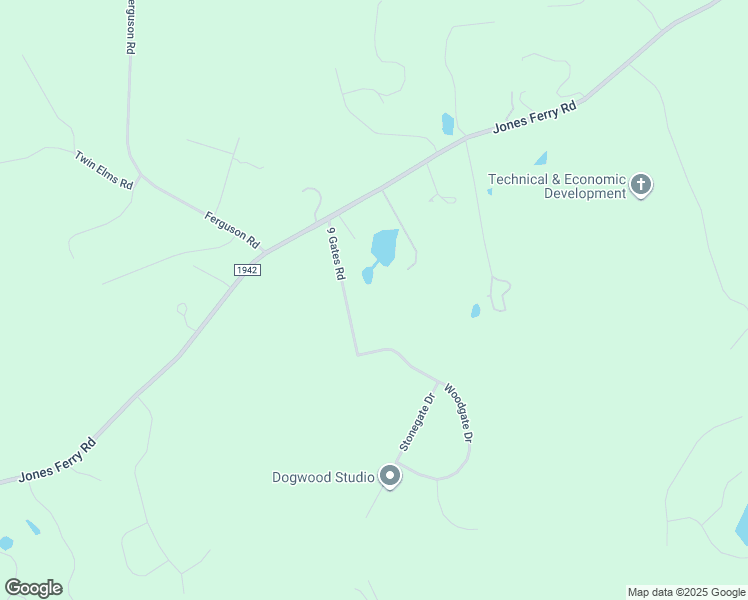 map of restaurants, bars, coffee shops, grocery stores, and more near 302 9 Gates Road in Chapel Hill