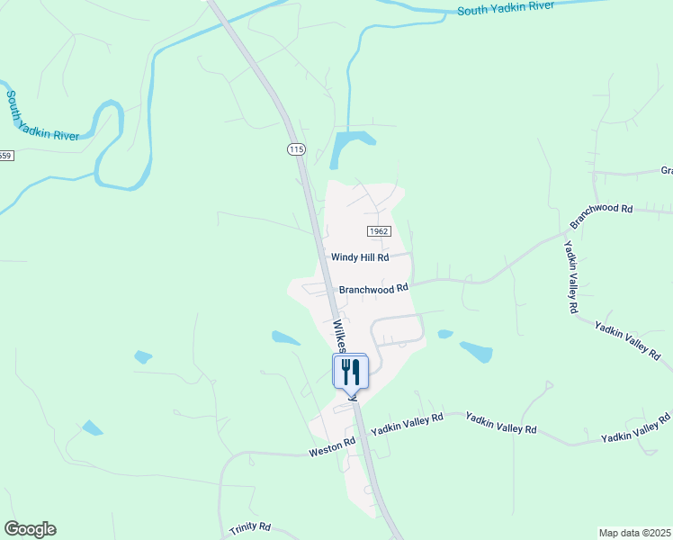 map of restaurants, bars, coffee shops, grocery stores, and more near 3088 Wilkesboro Highway in Statesville