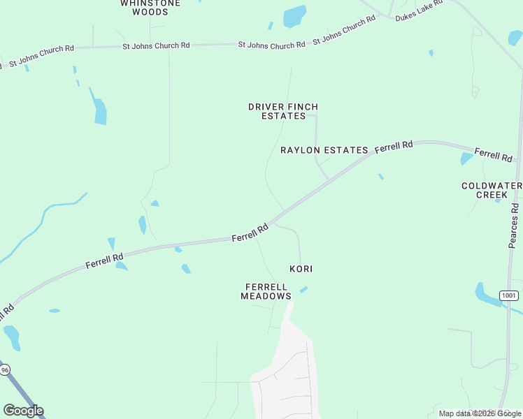 map of restaurants, bars, coffee shops, grocery stores, and more near 9033 Ferrell Road in Zebulon