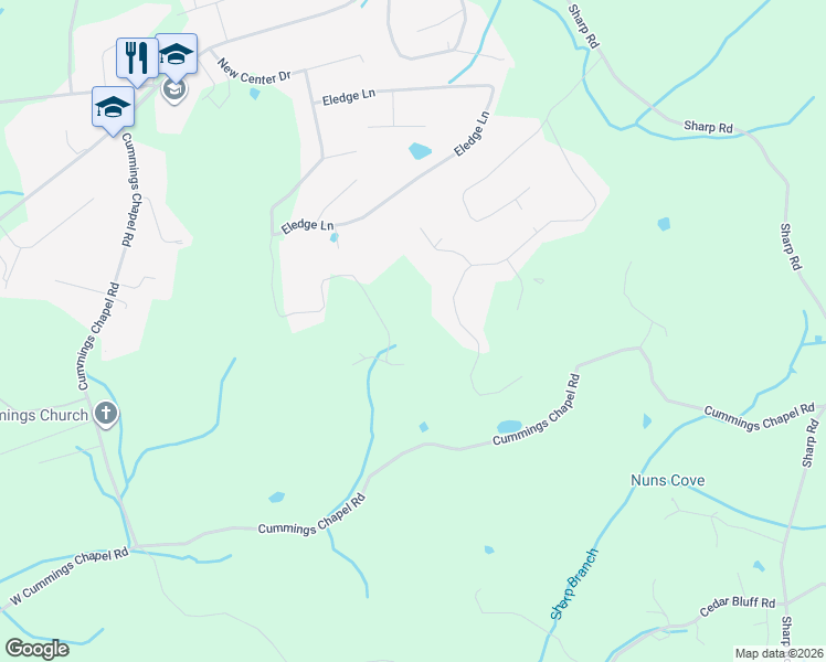 map of restaurants, bars, coffee shops, grocery stores, and more near 736 Smoky Mountain View Drive in Sevierville