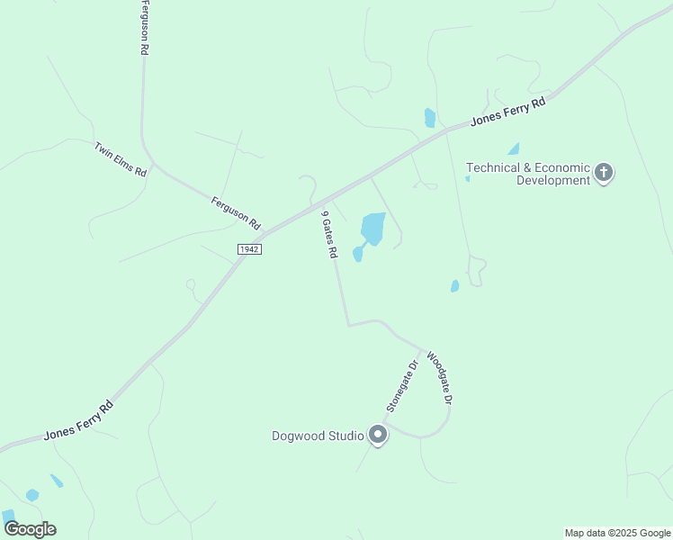 map of restaurants, bars, coffee shops, grocery stores, and more near 302 9 Gates Road in Chapel Hill