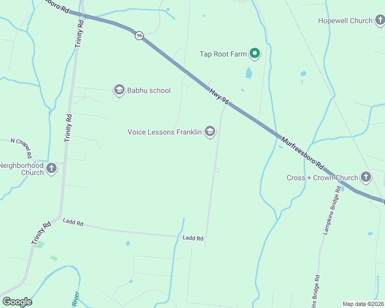 map of restaurants, bars, coffee shops, grocery stores, and more near 6233 Ladd Road in Franklin