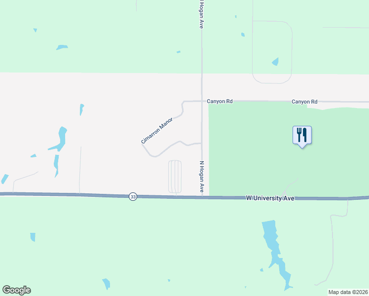 map of restaurants, bars, coffee shops, grocery stores, and more near 516 North Hogan Avenue in Guthrie