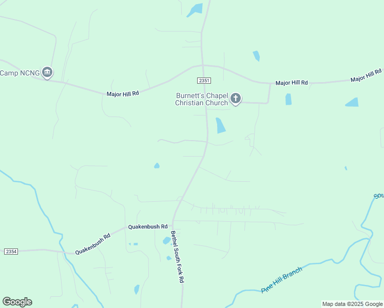 map of restaurants, bars, coffee shops, grocery stores, and more near 8077 Bethel South Fork Road in Snow Camp