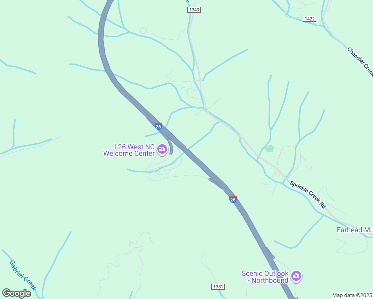 map of restaurants, bars, coffee shops, grocery stores, and more near U.S. 23 in Mars Hill