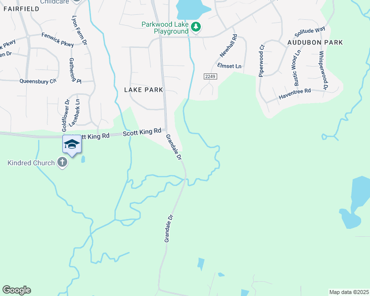 map of restaurants, bars, coffee shops, grocery stores, and more near 6023 Grandale Drive in Durham