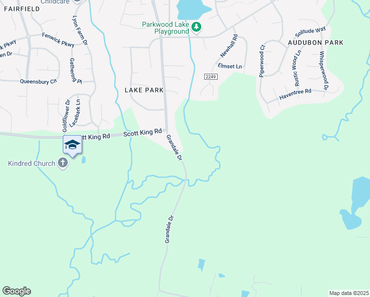map of restaurants, bars, coffee shops, grocery stores, and more near 6023 Grandale Drive in Durham