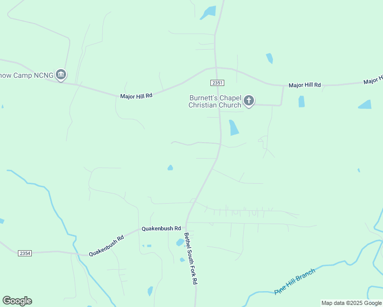 map of restaurants, bars, coffee shops, grocery stores, and more near 8077 Bethel South Fork Road in Snow Camp