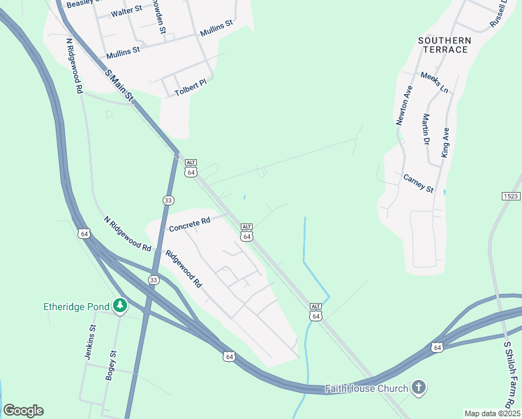 map of restaurants, bars, coffee shops, grocery stores, and more near 95 Center Street in Tarboro