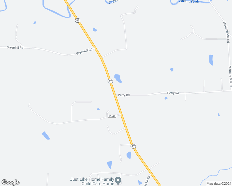 map of restaurants, bars, coffee shops, grocery stores, and more near 8874 North Carolina 87 in Graham