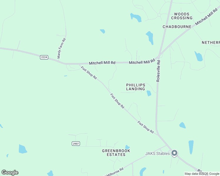 map of restaurants, bars, coffee shops, grocery stores, and more near 5685 Fix It Shop Road in Wake Forest