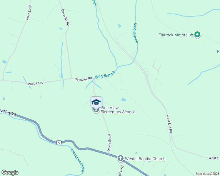 map of restaurants, bars, coffee shops, grocery stores, and more near 88 Allen Drive in Rockwood