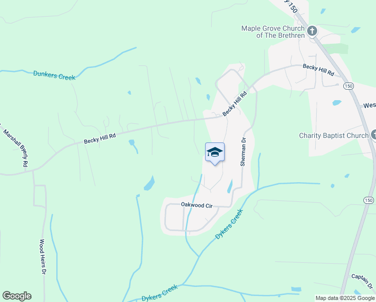 map of restaurants, bars, coffee shops, grocery stores, and more near 1015 Becky Hill Road in Lexington