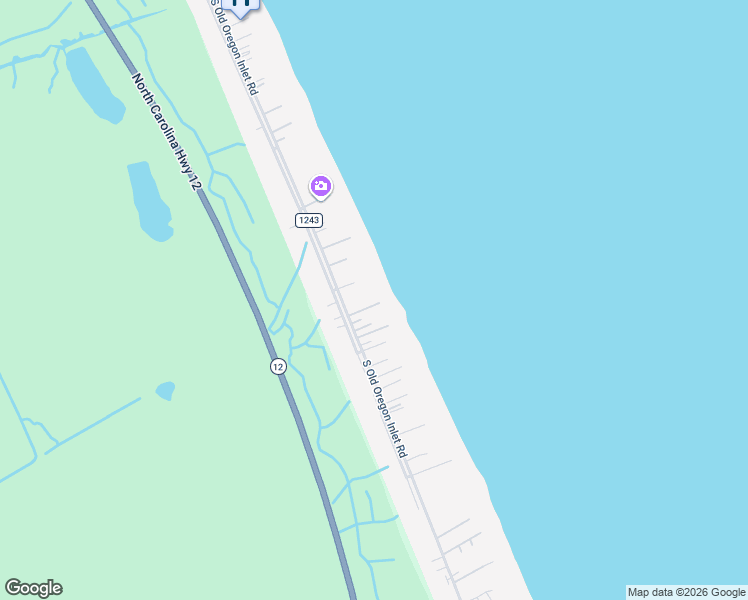 map of restaurants, bars, coffee shops, grocery stores, and more near 9311 South Old Oregon Inlet Road in Nags Head