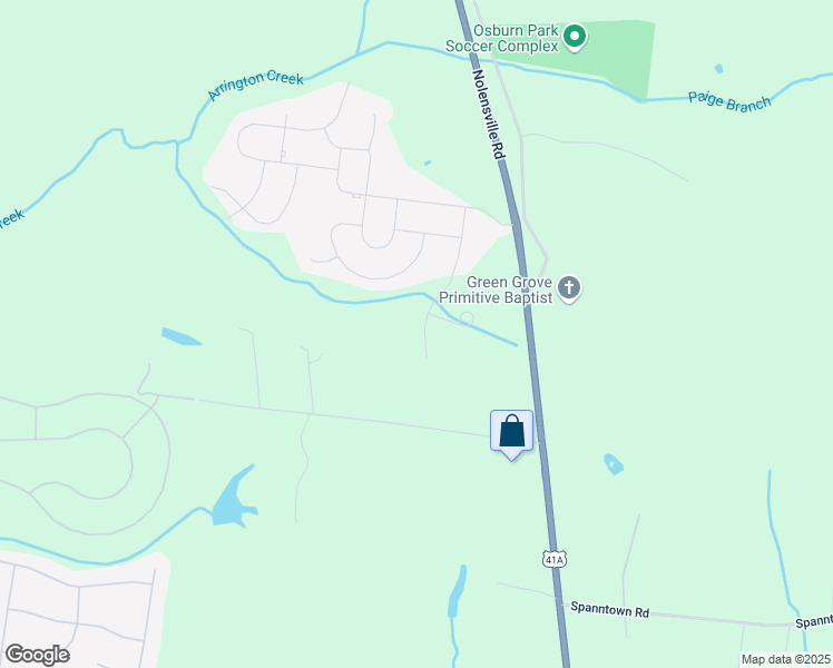 map of restaurants, bars, coffee shops, grocery stores, and more near 255 Rock Cress Road in Nolensville