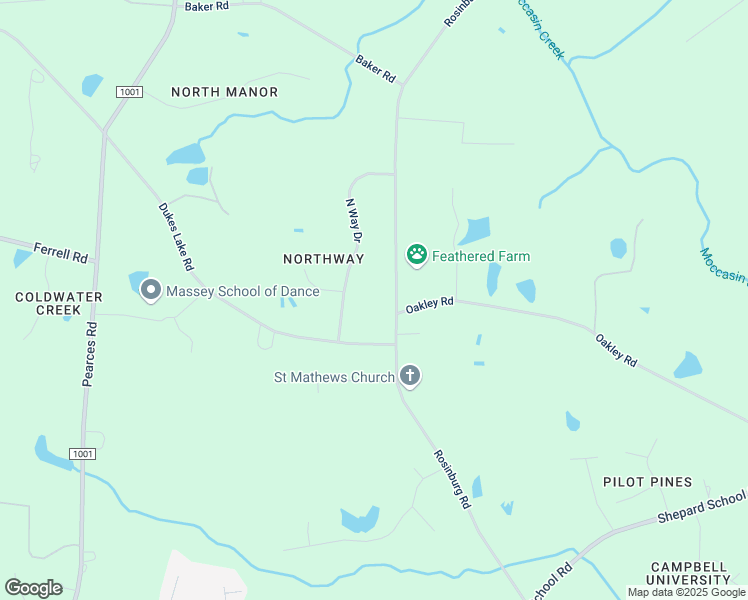 map of restaurants, bars, coffee shops, grocery stores, and more near 3621 Rosinburg Road in Zebulon
