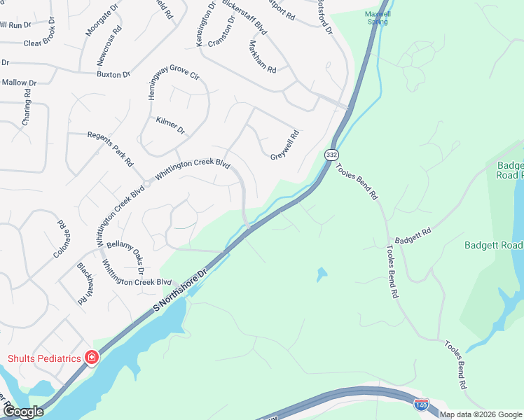 map of restaurants, bars, coffee shops, grocery stores, and more near 1764 Redgrave Road in Knoxville