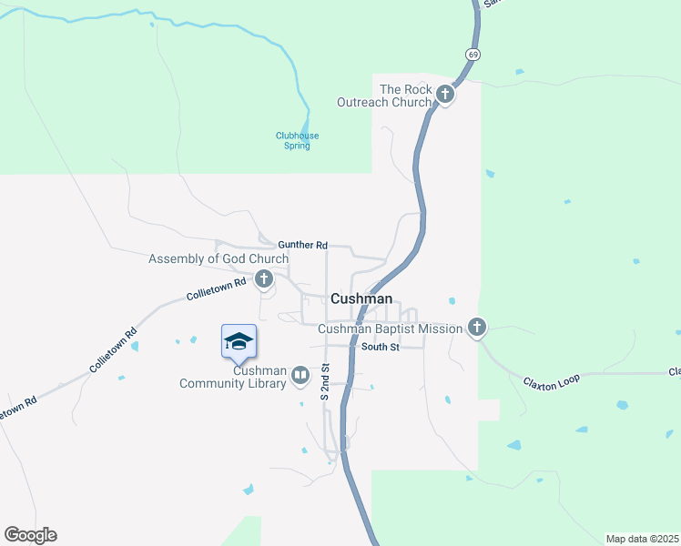 map of restaurants, bars, coffee shops, grocery stores, and more near 80 South Street in Cushman