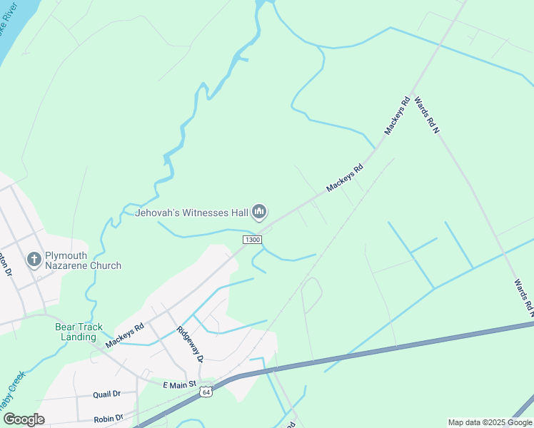 map of restaurants, bars, coffee shops, grocery stores, and more near 393 Mackeys Road in Plymouth