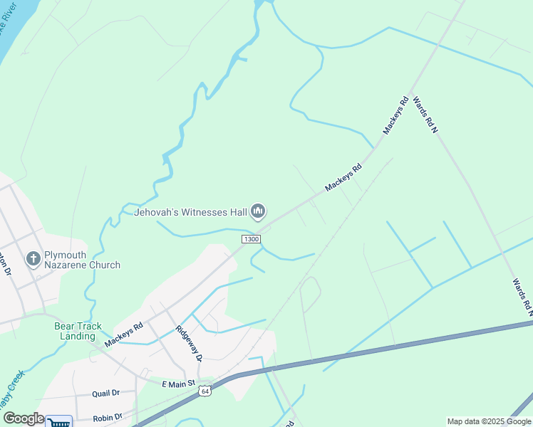 map of restaurants, bars, coffee shops, grocery stores, and more near 393 Mackeys Road in Plymouth