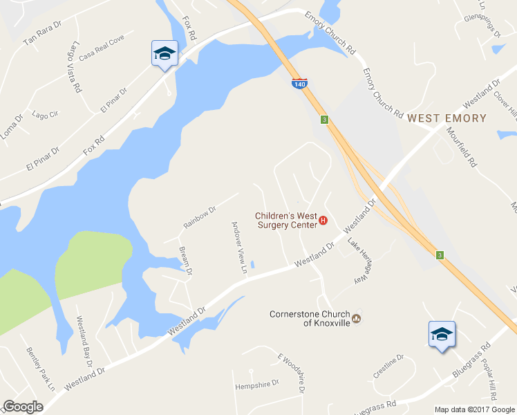 map of restaurants, bars, coffee shops, grocery stores, and more near 940 Hamilton Ridge Lane in Knoxville