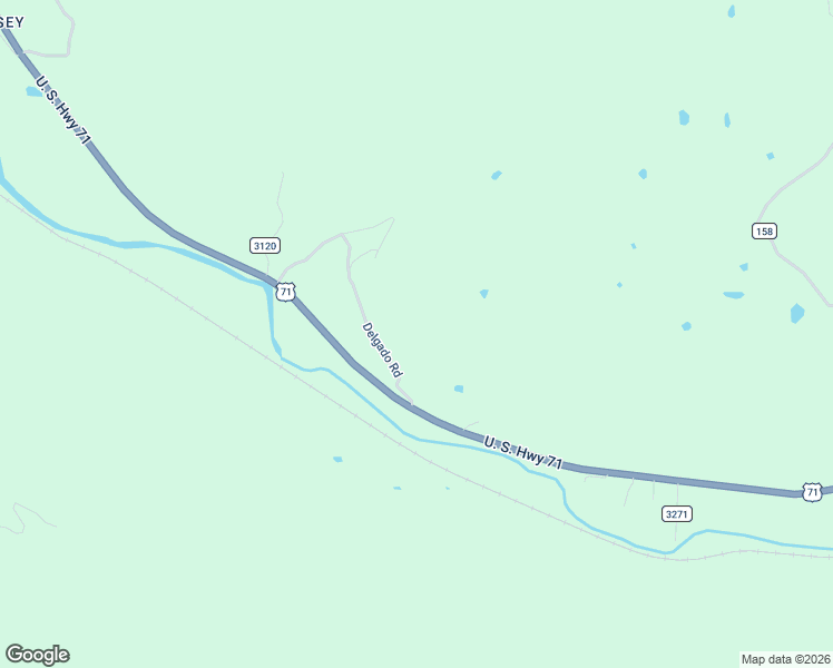 map of restaurants, bars, coffee shops, grocery stores, and more near 15856 Delgado Road in West Fork
