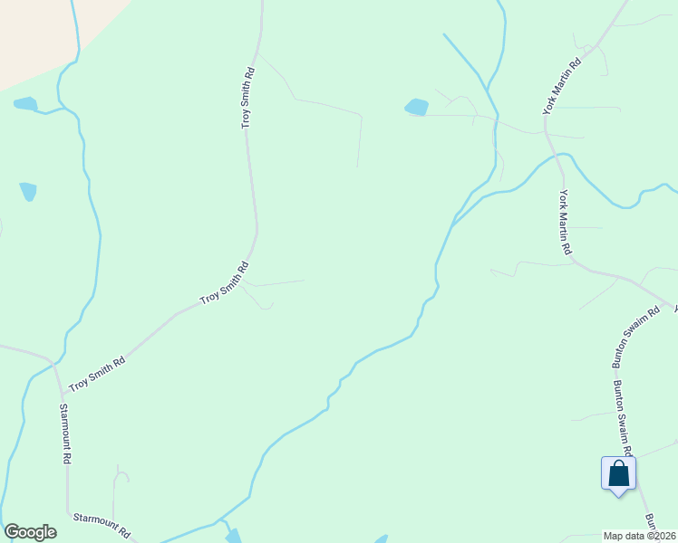 map of restaurants, bars, coffee shops, grocery stores, and more near 4794 Troy Smith Road in Liberty