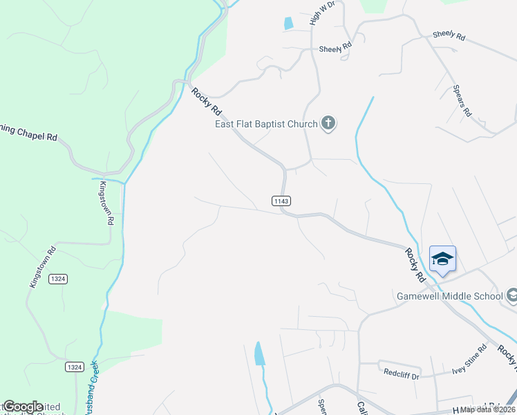 map of restaurants, bars, coffee shops, grocery stores, and more near 3833 McCall Road in Lenoir