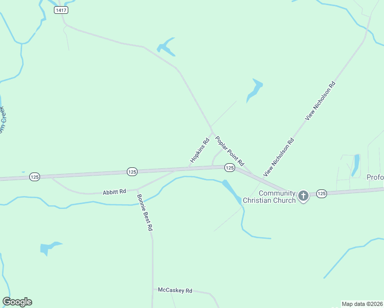 map of restaurants, bars, coffee shops, grocery stores, and more near 1061 Hopkins Rd in Williamston