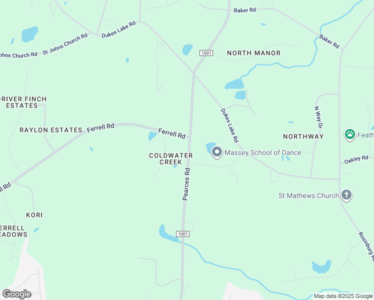 map of restaurants, bars, coffee shops, grocery stores, and more near 1821 Pearces Road in Zebulon