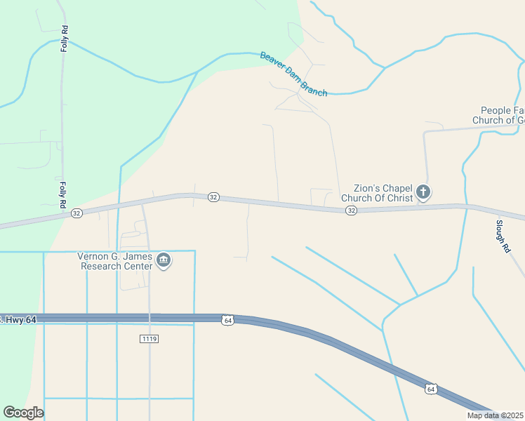map of restaurants, bars, coffee shops, grocery stores, and more near 5448 North Carolina 32 in Roper