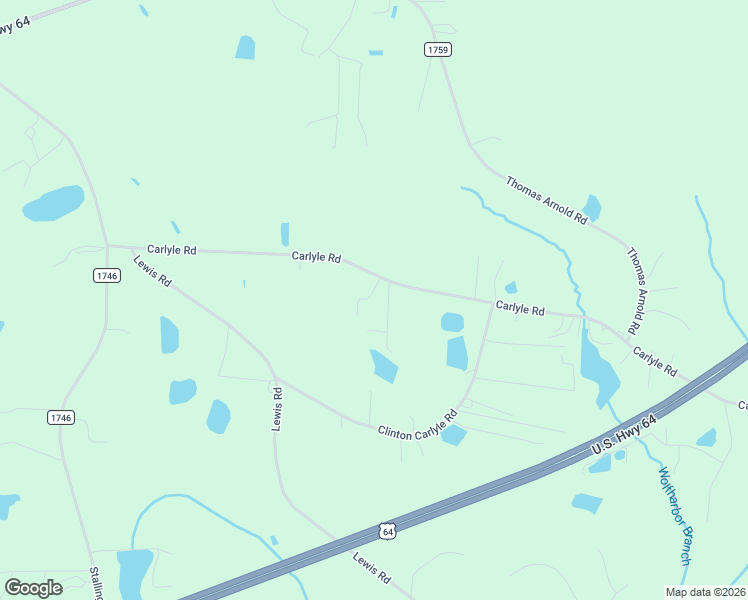 map of restaurants, bars, coffee shops, grocery stores, and more near 344 Carlyle Road in Zebulon