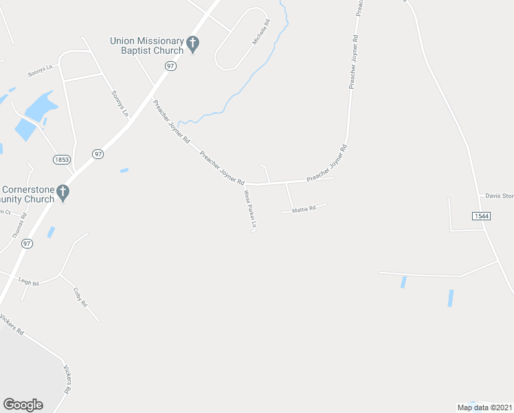 map of restaurants, bars, coffee shops, grocery stores, and more near 5993 Weax Parker Lane in Rocky Mount
