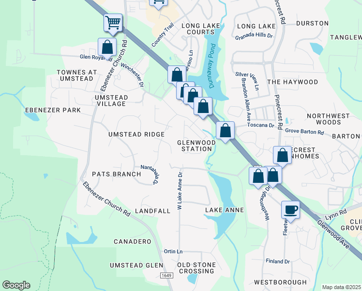 map of restaurants, bars, coffee shops, grocery stores, and more near 8170 Primanti Boulevard in Raleigh