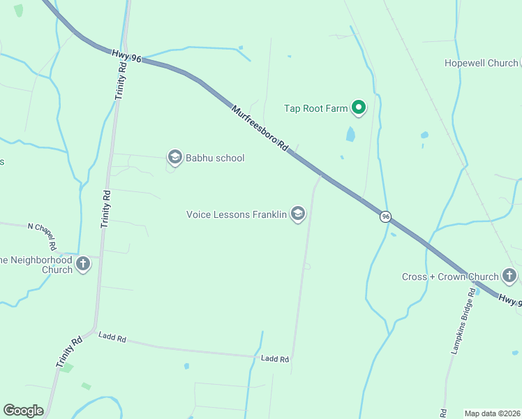 map of restaurants, bars, coffee shops, grocery stores, and more near 4655 Murfreesboro Road in Franklin