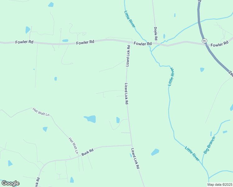map of restaurants, bars, coffee shops, grocery stores, and more near 7736 Roberts Road in Wendell