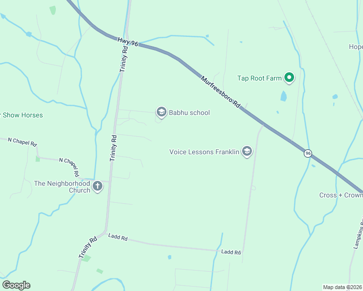 map of restaurants, bars, coffee shops, grocery stores, and more near 4633 Murfreesboro Road in Franklin