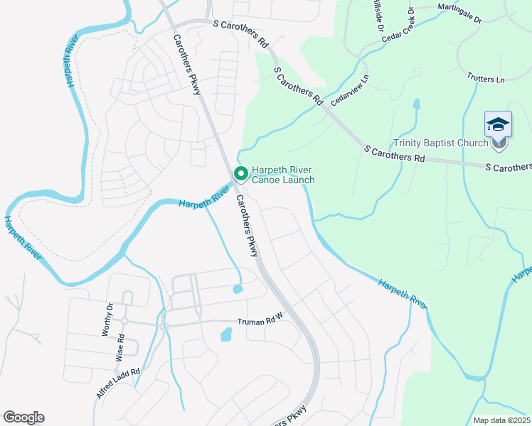 map of restaurants, bars, coffee shops, grocery stores, and more near 2049 Beamon Drive in Franklin